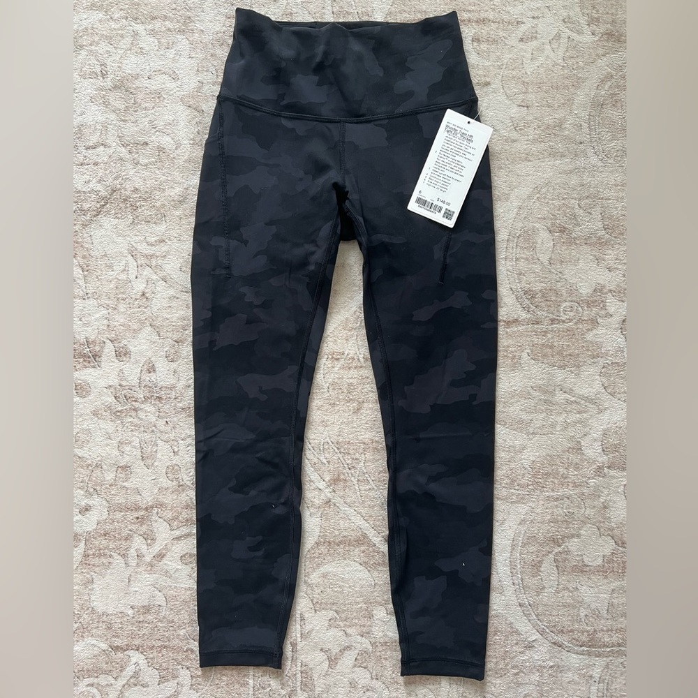 Lululemon Wunder Train High Rise Tight 25” with pockets